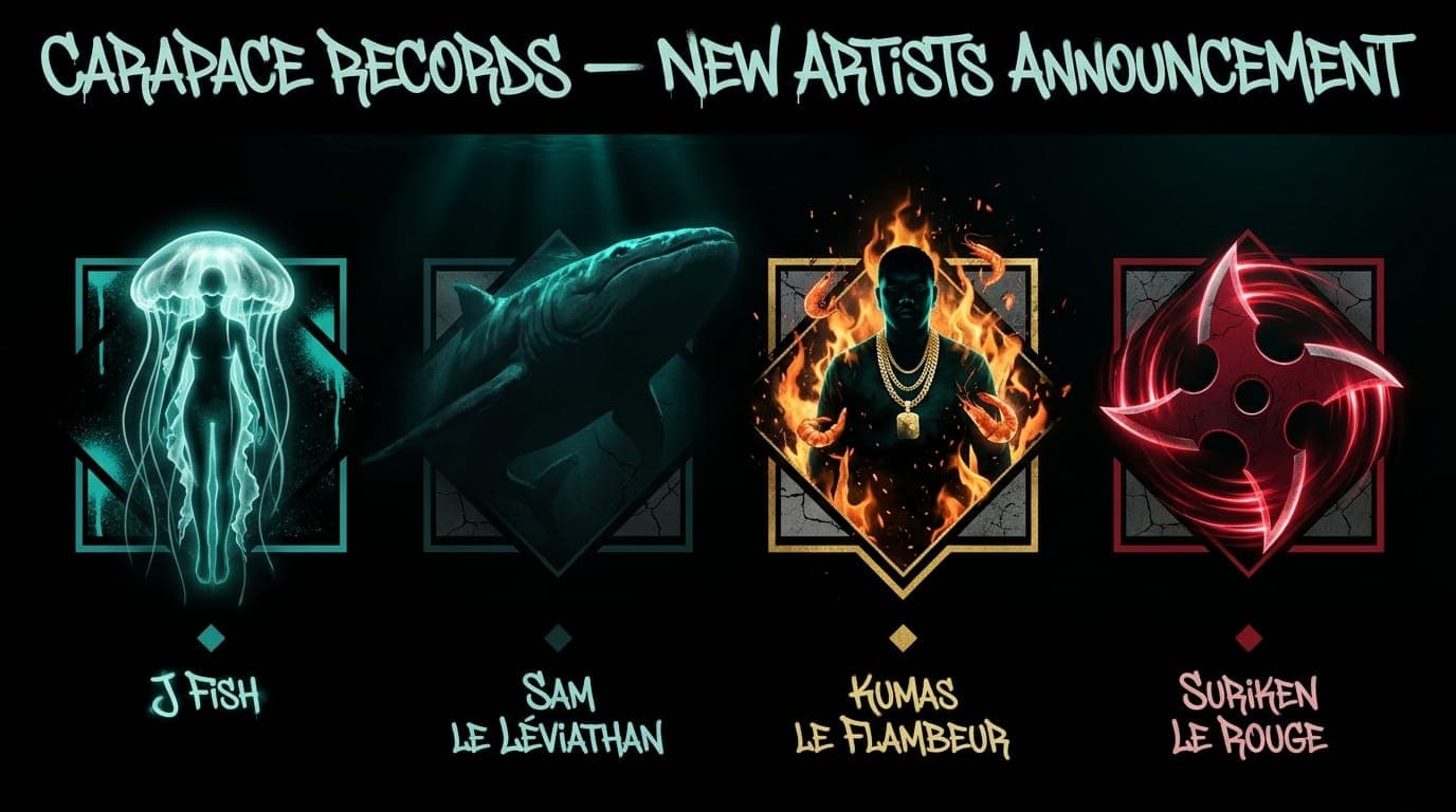 Les Abysses s'élargissent — Quatre nouvelles forces rejoignent Carapace Records